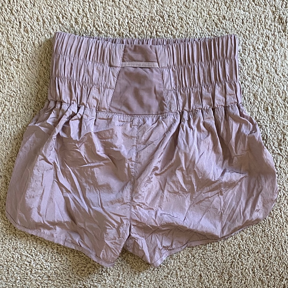 Free People High-Rise Women's Shorts — Dusty Mauve - Picture 2 of 3